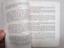 Kongl. Majestets... Instruction för Artillerie-förrådernes styrelse och vård, samt redovisning -asetus / säädös, Stockholm, 1832