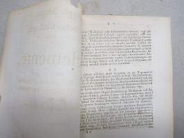 Kongl. Majestets... Sundhets-Collegii... För Vården och Redogörelsen af Arméens Medicinal- och Instrumental-Attirail m.m. -asetus / säädös, Stockholm, 1817