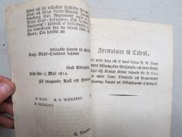 Kongl. Majestets... Circulaire Til Cheferne för Indeldte Regementerne... Insändande af Calcyl öfwer årliga Stats-Anslaget samt... -asetus / säädös, Stockholm, 1695