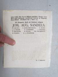 Kongl. Majestets... Krigs-Collegii Kungörelse Angående Trossens förändring wid Arméen -asetus / säädös, Stockholm, 1813