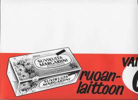 Suvikulta margariini K-kaupan hintajuliste  A4  1960-70-luvulta
