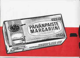 Päivänpaiste margariini K-kaupan hintajuliste  A4  1960-70-luvulta