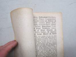 Kongl. Majestets... Circulaire, Angående Ersättning åt Soldaten för Beklädnadens slitning under Arbets-Commendering hos Bolag...  -asetus / säädös, Stockholm, 1812