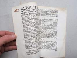 Kongl. Majestets... Förordning Angående Accordernas afskaffande i Militairen..., Stockholm, 1774 -asetus / säädös