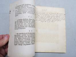 Kongl. Majestets... Instruction för de Generals-Personer, hwilka i nåder förordnas att förratta General-Mönstringar..., Stockholm, 1720 -asetus / määräys