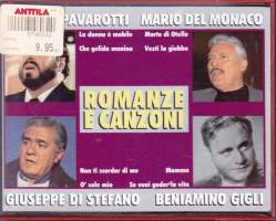 C-kasetti - Romanze e Canzoni, 1988.  Maailmankuulujen tenorien kokoelma, 2 kasettia. CGKD 45.