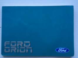 Käyttöohjekirja (Hansikaslokerokirja) - Ford Orion
