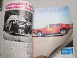 Autokuvalehti mr motor 1974 nr 3, Fiat 131 Mirafiori, Volkswagen Scirocco TS, Hurrican Sport HT, Morris Marina, Sunbeam 1600, Skokloster vanhat autot kokoontuminen