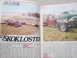 Autokuvalehti mr motor 1974 nr 3, Fiat 131 Mirafiori, Volkswagen Scirocco TS, Hurrican Sport HT, Morris Marina, Sunbeam 1600, Skokloster vanhat autot kokoontuminen