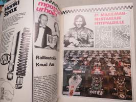 Autokuvalehti mr motor 1974 nr 3, Fiat 131 Mirafiori, Volkswagen Scirocco TS, Hurrican Sport HT, Morris Marina, Sunbeam 1600, Skokloster vanhat autot kokoontuminen