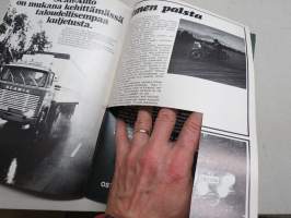 Autokuvalehti mr motor 1974 nr 3, Fiat 131 Mirafiori, Volkswagen Scirocco TS, Hurrican Sport HT, Morris Marina, Sunbeam 1600, Skokloster vanhat autot kokoontuminen