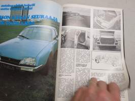 Autokuvalehti mr motor 1974 nr 3, Fiat 131 Mirafiori, Volkswagen Scirocco TS, Hurrican Sport HT, Morris Marina, Sunbeam 1600, Skokloster vanhat autot kokoontuminen