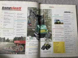 Koneviesti 2003 nr 8 - Esittelyssä Massey Ferguson 6400- ja 7400-sarjat, Wille on yhä taajama-traktoreiden ykkönen, Irlantilaista tehokkuutta, ym.