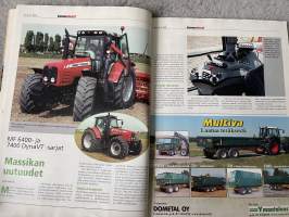 Koneviesti 2003 nr 8 - Esittelyssä Massey Ferguson 6400- ja 7400-sarjat, Wille on yhä taajama-traktoreiden ykkönen, Irlantilaista tehokkuutta, ym.
