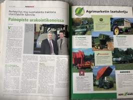 Koneviesti 2003 nr 8 - Esittelyssä Massey Ferguson 6400- ja 7400-sarjat, Wille on yhä taajama-traktoreiden ykkönen, Irlantilaista tehokkuutta, ym.