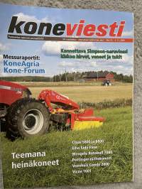 Koneviesti 2006 nr 15 - Messuraportit: KoneAgria Kone-Forum, Kannettava Simpson-naruvinssi kiskoo hirvet, veneet ja tukit, Teemana heinäkoneet, ym.