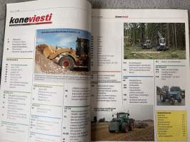 Koneviesti 2006 nr 12 - Pyöräkuormaajatesti, Metko 2006, Caterpillar teknisin kone, Maantäytteen ottoon ympäristötukipolkaisu, ym.