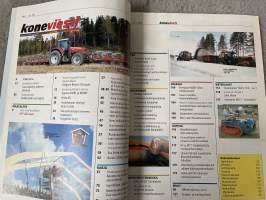 Koneviesti 2006 nr 6 - Teemana syysmuokkauskoneet, Kaura maatilan lämmönlähteeksi, Navettaprojekti Janaikkalassa: Perustus- ja runkorakenteet, ym.