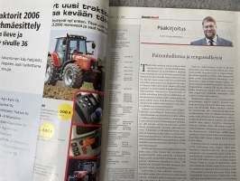 Koneviesti 2006 nr 4 - Suuri traktorinumero, parivertailussa portaattomat: John Deere 6920S, Massey Ferguson 7490, Monikäyttöinen etunostolaite, ym.