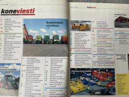 Koneviesti 2006 nr 1 - Logman 811H nousi harvesterien &quot; ranging-listalla&quot;, Vinkkejä käytetyn moottorikelkan ostajalle, Fendt 818 Vario TMS, Takeuchi laajentaa, ym.