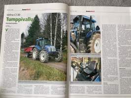 Koneviesti 2005 nr 3 - Kokeilussa Valtra C130 Tiivis paketti, Neliveto mönkkärit talviajossa, Teräketjun teroitus-välineet: Vanha konsti yhä paras, ym.