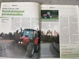 Koneviesti 2005 nr 6 - Kokeilussa MF5460 Perustraktori Ranskasta, Rehuntekoa Kalajoella: yhteistoiminnalla säästöjä, Tuhdista tuhti hakevaunu, ym.