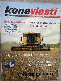 Koneviesti 2005 nr 17 - GPS-tekniikkaa: traktoreista, puimureissa, työkoneisssa, navigoinnissa,Maa- ja metsätalouden ATK-ongelmat,Lely lypsää neljänneskohtaisesti,ym