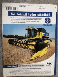 Koneviesti 2005 nr 17 - GPS-tekniikkaa: traktoreista, puimureissa, työkoneisssa, navigoinnissa,Maa- ja metsätalouden ATK-ongelmat,Lely lypsää neljänneskohtaisesti,ym