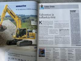 Koneviesti 2014 nr 11 - Mukana raskaskoneviesti, Kätevää kalustoa, Kokeilussa Avant 760i, Vanhan metsätyökalun uusi tuleminen, ym.