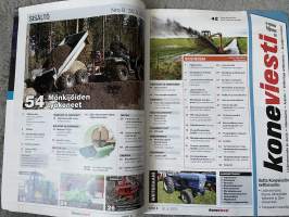 Koneviesti 2013 nr 8 - Mönkijöiden työkoneet, Esittelyssä avantin ketterä R-sarja, Ojanperkuulla vedet virtaamaan, konevoimaa klapi-talkoisiin, ym.