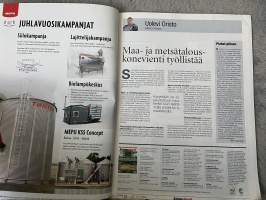 Koneviesti 2012 nr 16 - Teemana sadonkorjuu, Ford Ranger - Pihi veturi, JD 550 on edullinen tavarankuljetin, Testissä alle 27 W led-työvalot, ym.