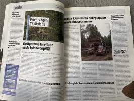 Koneviesti 2012 nr 8 - Mönkijällä töihin, Tornado tarjoaa raakaa työtehoa, Testissä seitsemän erilaista sahaa, Tulipiippu polttaa pelletit ja pilkkeet, ym.