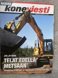 Raskas Koneviesti 2012 - JCB JS145HD - Telat edellä metsään, Hammerglass kestää iskut, Koneohjauksella tarkkaa kaivutyötä, ym.