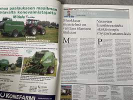 Koneviesti 2009 nr 15 - KV kokeilee, Agromic Pulse John Deere 854, KV esittelee Claas 455, Kuhn VBP 2160, McHale V 660, ym.