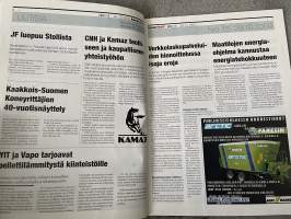 Koneviesti 2009 nr 15 - KV kokeilee, Agromic Pulse John Deere 854, KV esittelee Claas 455, Kuhn VBP 2160, McHale V 660, ym.