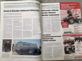 Koneviesti 2009 nr 8 - Haybuster silppuaa tehokkaasti, Erikoistelat pehmeille maille, Sauer Spotmix kuiva-ruokkija sikalaan, Sähkötyöt oikein turvallisesti, ym.