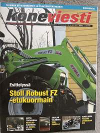 Koneviesti 2009 nr 5 - Esittelyssä Stoll Robust FZ-etukuormain, Uutta tekniikkaa: Regulus-kuormain ja Sirius-koura, Sikalan viilennys vesi-sumulla, ym.