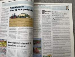 Koneviesti 2009 nr 8 - Vinkkejä vaihto-puimurin ostajalle, Kv kokeilee Husqvarnan uudet raivurit, Runsaasti varusteltu Valtra N121 kaapeli-töihin, ym.