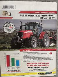 Koneviesti 2009 nr 8 - Vinkkejä vaihto-puimurin ostajalle, Kv kokeilee Husqvarnan uudet raivurit, Runsaasti varusteltu Valtra N121 kaapeli-töihin, ym.