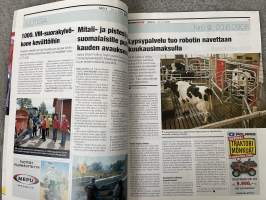 Koneviesti 2009 nr 9 - Juhannuksen erikoisnumero, Markkinoiden kolme keveintä moottorisahaa vertailussa, Kesä tuli! Huolla ilmastointi, ym.