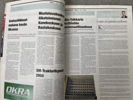 Koneviesti 2009 nr 9 - Juhannuksen erikoisnumero, Markkinoiden kolme keveintä moottorisahaa vertailussa, Kesä tuli! Huolla ilmastointi, ym.