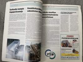 Koneviesti 2007 nr 5 - Monipuolinen kuljetusväline Metaka koukku-lavavaunu, Kokeilussa Case IH JXC Trima etukuormaimella, ym.