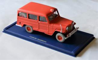 Tintin keräilyauto Willys Overland StationWagon 4-734