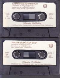 Johann Sebastian Bach - Quattro Concerti per clavicembalo, 1986. 2 C-kasettia. 1986