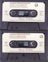 Johann Sebastian Bach - Quattro Concerti per clavicembalo, 1986. 2 C-kasettia. 1986