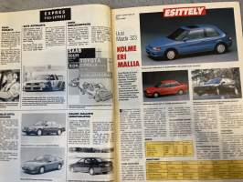 Tuulilasi 1989 nr 4 - Koeajo: Ford Fiesta &amp; Subaru Justy Ecvt, Uusi Mazda, 30000 km:n kestotesti: Mitsubishi Galant, ym.