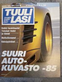 Tuulilasi 1985 nr 4B - Kaikki henkilöautot, Tekniset tiedot ja hinnat, Matkailuvaunut, kaksipyöräiset, Suuri autokuvasto, ym.