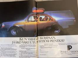 Tuulilasi 1985 nr 4 - F1-Tallit ja kuskit, Tuulilasin mp-koulu, Lada 1600 SL, Sporttivertailu: Opel kadett GSI, Peugeot 205 GTI, Ford Scorpio, ym.