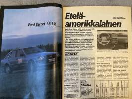 Tuulilasi 1985 nr 1 - Kestotesti: Honda Civic 1,5 GL, Koeajot: Ford Escort 1,6 LX, Mitsubishi Galant GL, Uusi Etuvetoinen pikku-Volvo, ym.