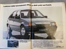 Tuulilasi 1984 nr 11 - Koeajo Audi 80 CD 1,8,kestotestin väliraportti Mitsubishi Lancer ja Honda Civic, esittely Peugeot 205 &amp; Turbo 16 ja Isuzu Supertrooper